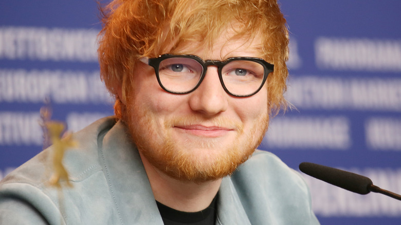 Ed Sheeran on the red carpet