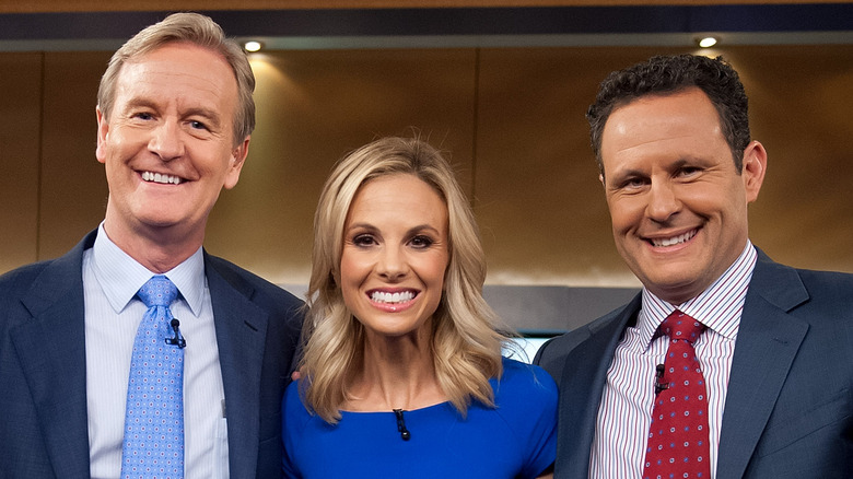 Steve Doocy, Elisabeth Hasselbeck, and Brian Kilmeade of 'Fox & Friends'