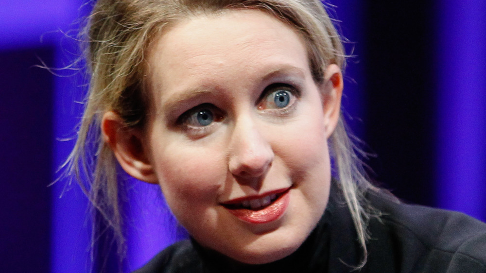 Elizabeth Holmes wearing a turtleneck