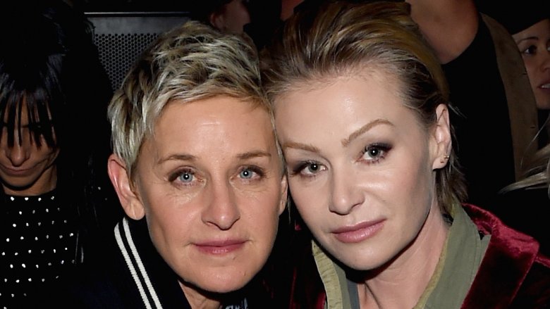 Portia de Rossi and Ellen DeGeneres