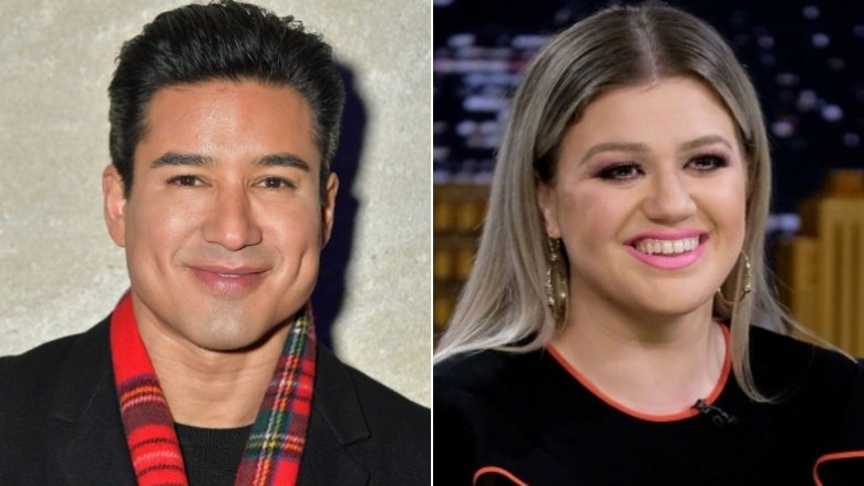 Mario Lopez and Kelly Clarkson