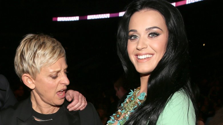 Ellen DeGeneres and Katy Perry