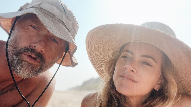 Emily Wickersham and James Badge Dale in a selfie from Instagram