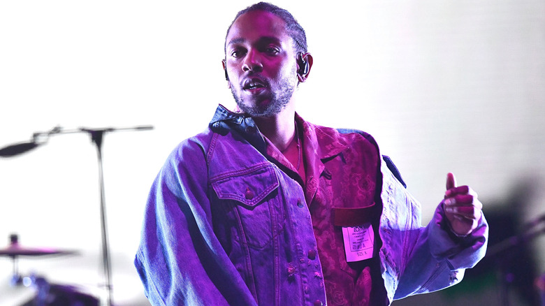 Kendrick Lamar performing