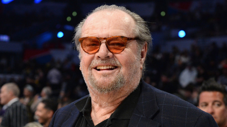 Jack Nicholson at a basketball game