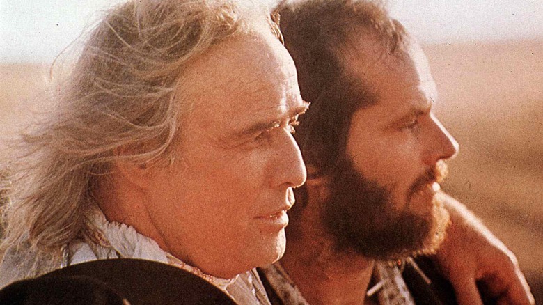 Marlon Brando and Jack Nicholson in The Missouri Breaks