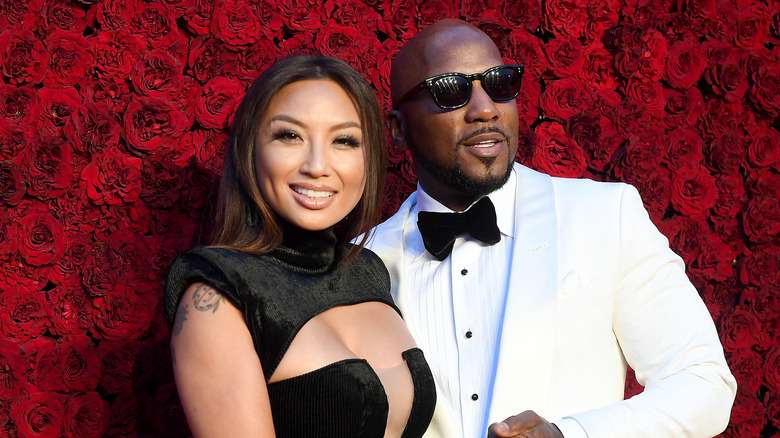 Jeannie Mai and husband Jeezy posing