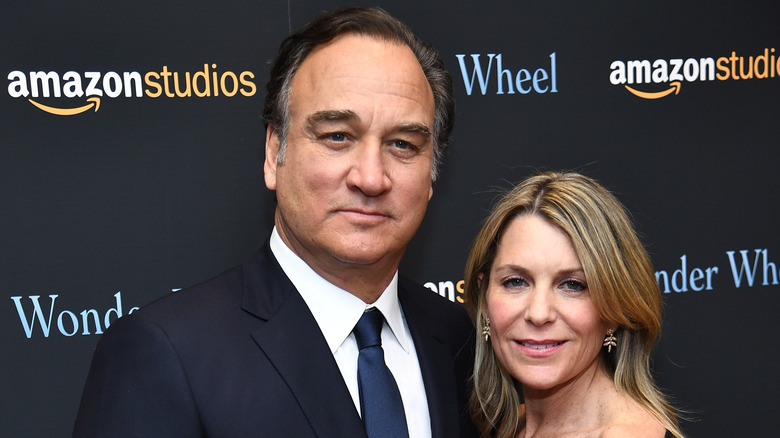 Jim Belushi and Jennifer Sloan at an event 