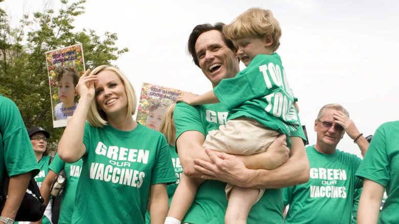 jim carrey jenny mccarthy and child