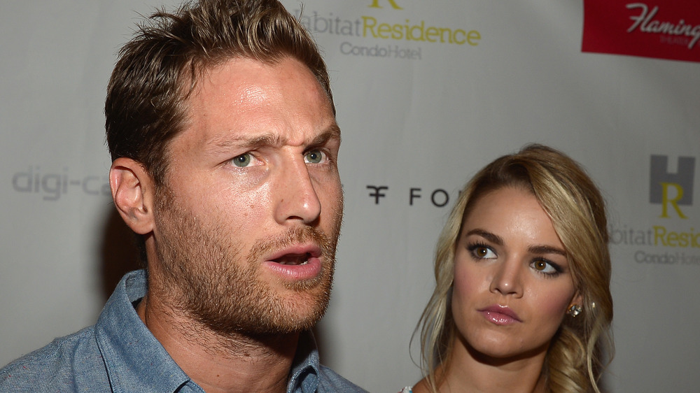 Juan Pablo Galavis and Nikki Ferrell at an event