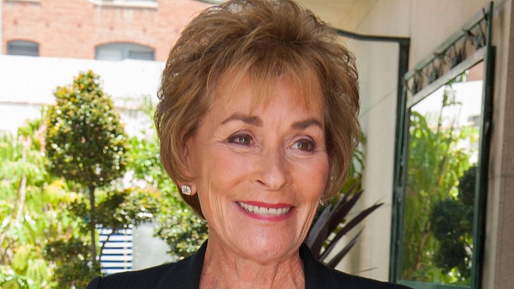 Judge Judy poses with the Lifetime Achievement Award during the 46th annual Daytime Emmy Awards