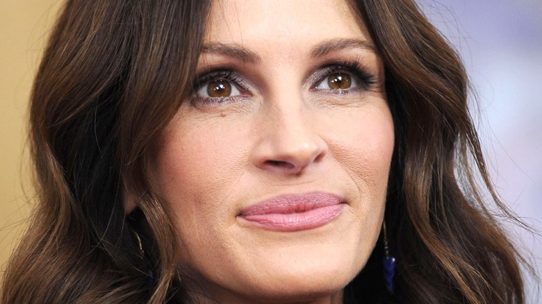 Julia Roberts with dark hair