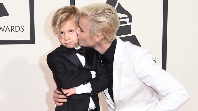 Justin Bieber and Jaxon Bieber