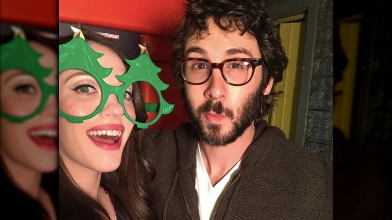 Kat Dennings Josh Groban posing for selfie