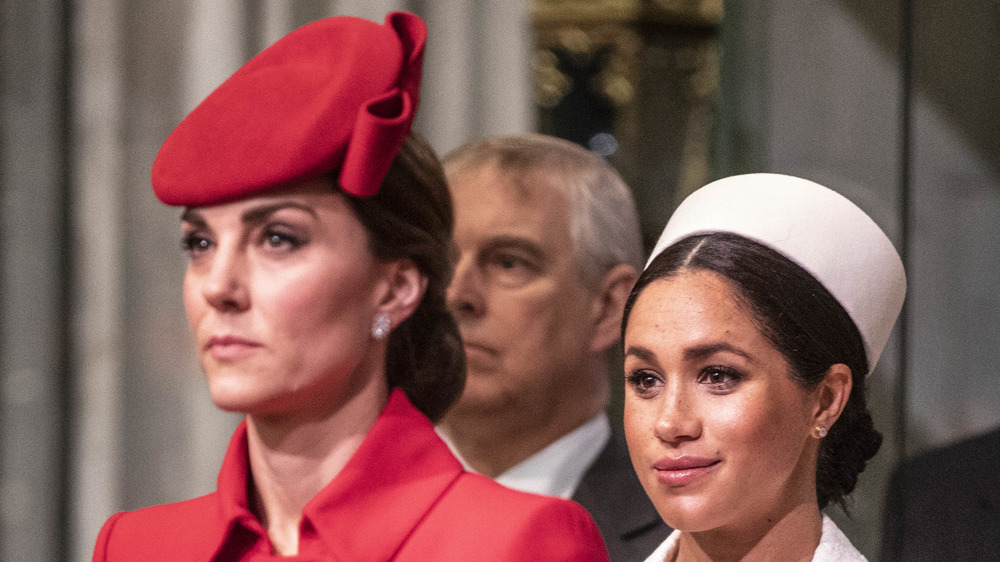 Kate Middleton and Meghan Markle not smiling