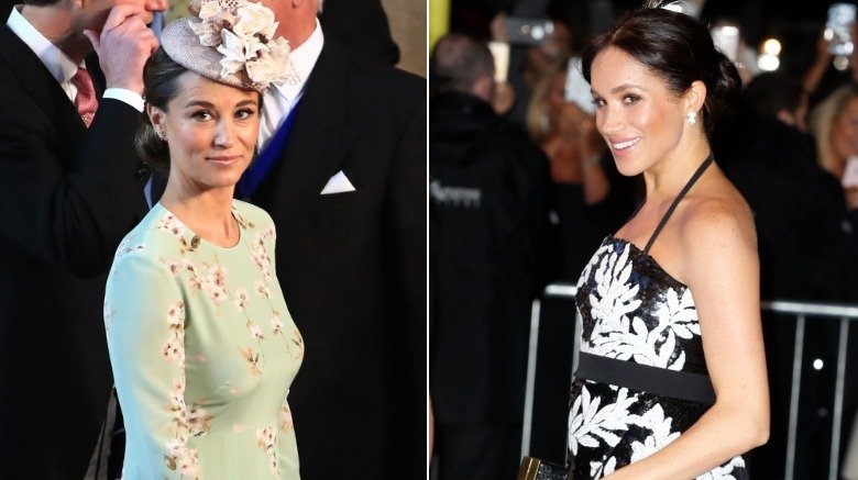 Pippa Middleton and Meghan Markle