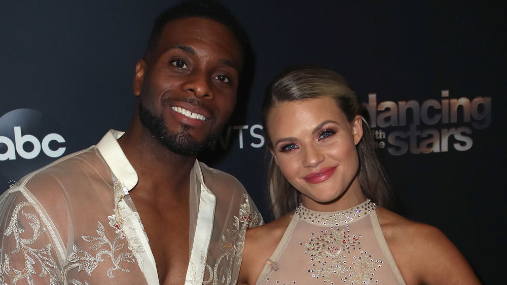 Kel Mitchell and Witney Carson posing