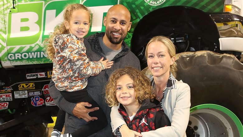 Hank Baskett, Kendra Wilkinson, and kids