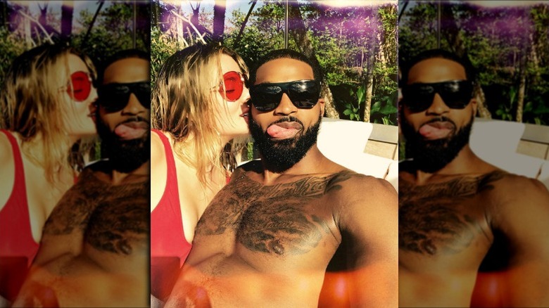 Khloe Kardashian and Tristan Thompson