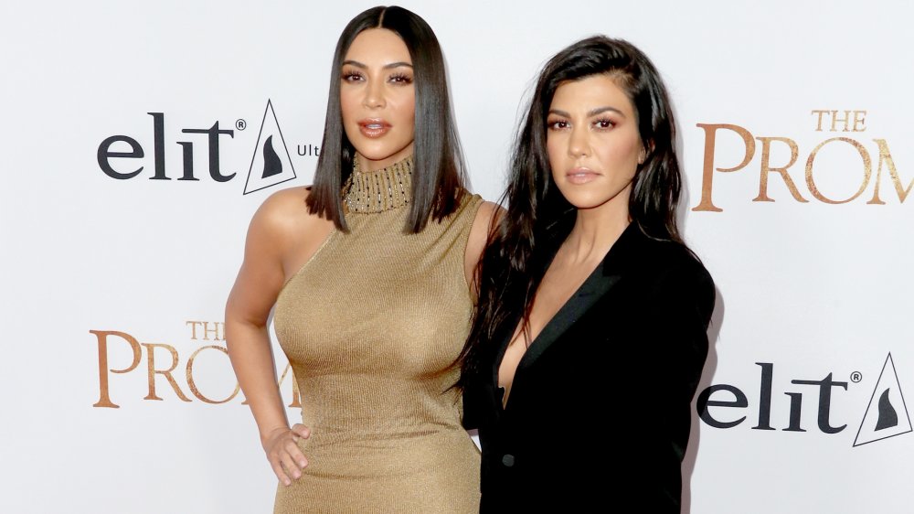 Kim and Kourtney Kardashian 
