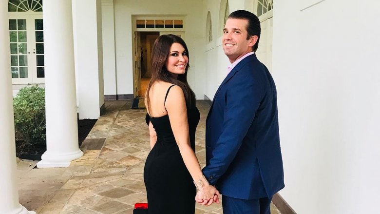 Kimberly Guilfoyle and Donald Trump, Jr.