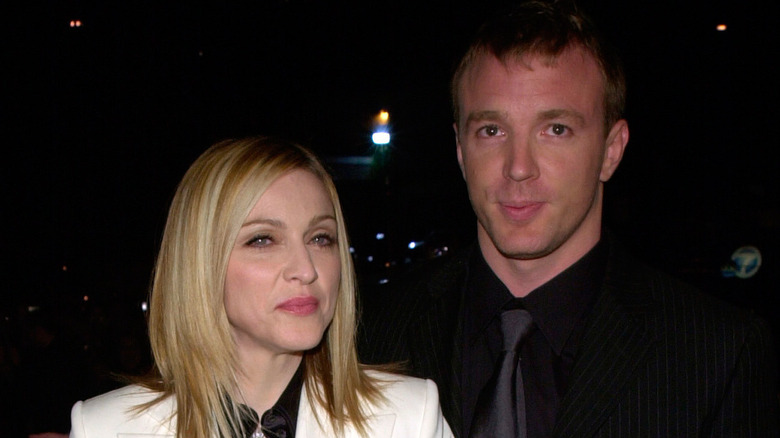 Madonna and Guy Ritchie smiling