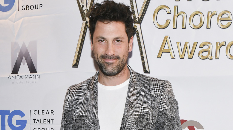 Maksim Chmerkovskiy on the red carpet