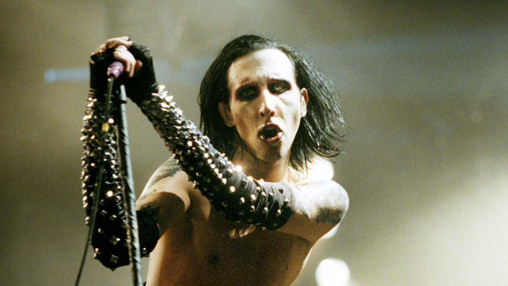 Marilyn Manson performing