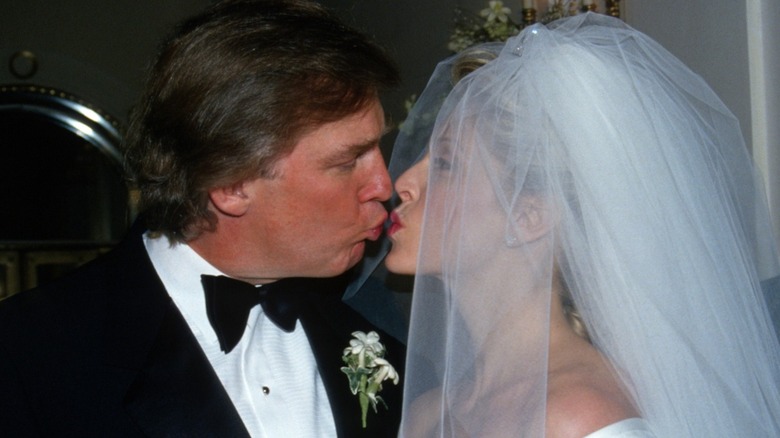 Donald Trump and Marla Maples wedding