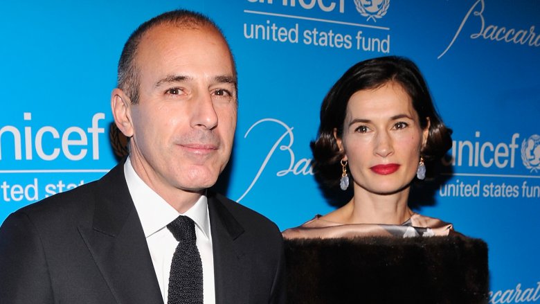 Matt Lauer and Annette Roque