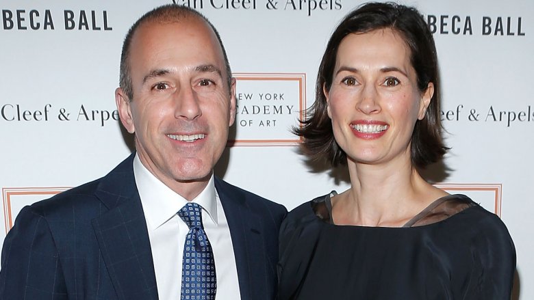 Matt Lauer and Annette Roque