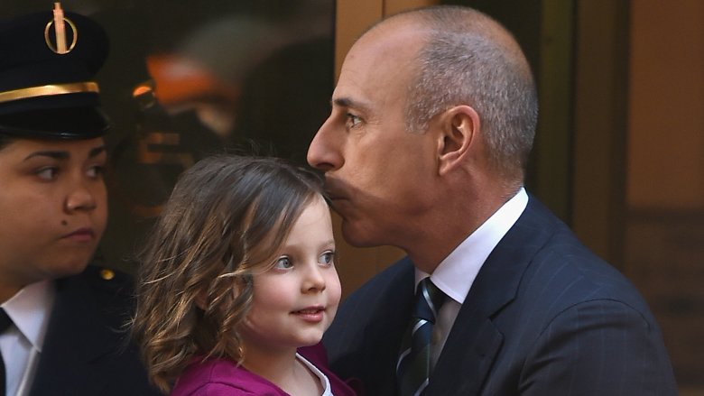 Matt Lauer with daughter