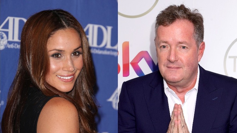 Meghan Markle and Piers Morgan