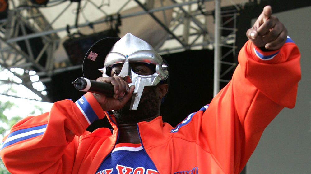 MF DOOM performing 