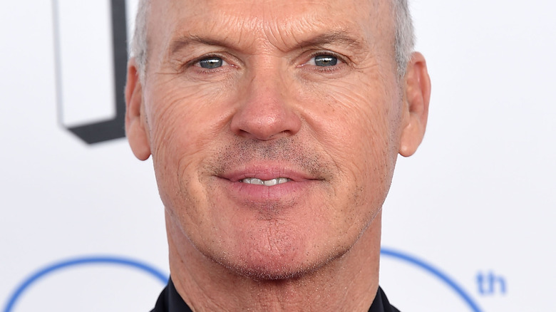 michael keaton smiling