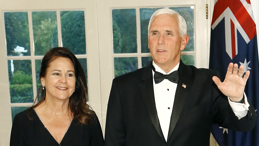 Karen Pence and Mike Pence