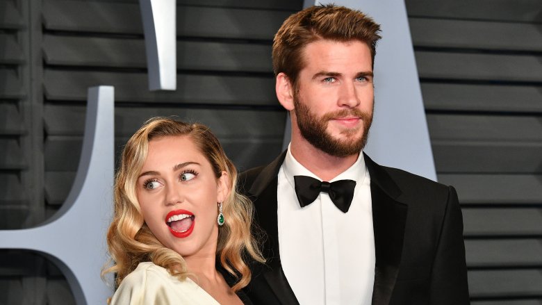 Liam Hemsworth and Miley Cyrus