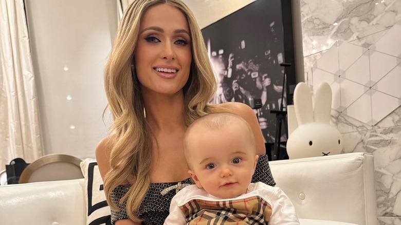 Paris Hilton with son Phoenix