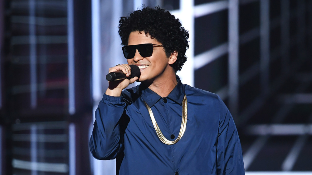 Bruno Mars, singing