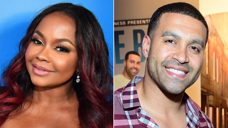 Phaedra Parks and Apollo Nida split image