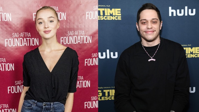 Phoebe Dynevor and Pete Davidson