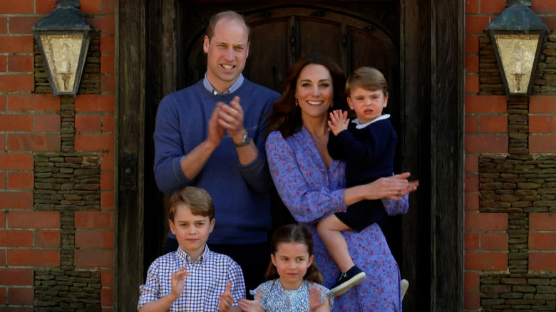 Prince William and his family