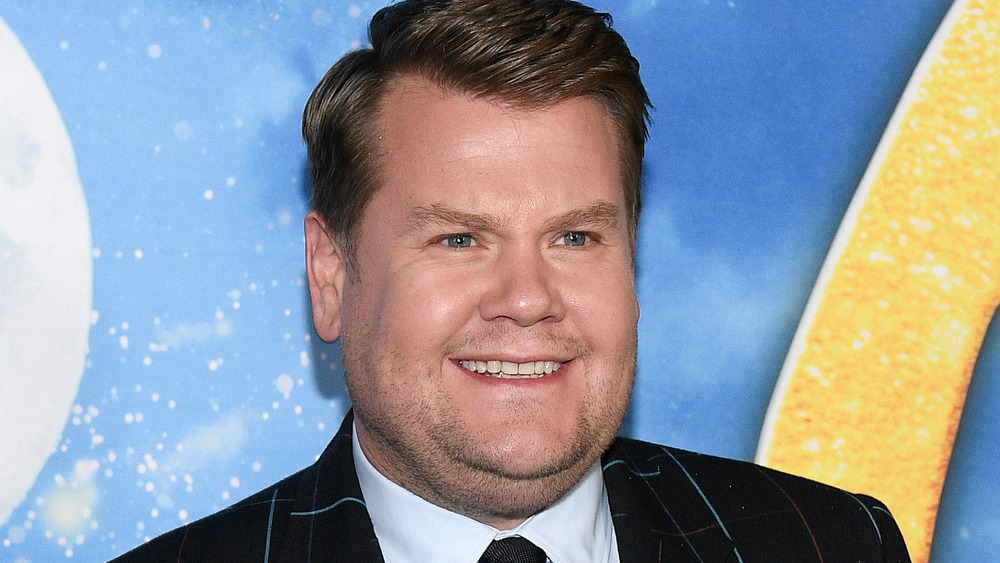 James Corden posing on the red carpet