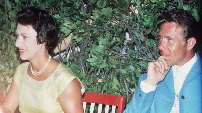 Princess Margaret sitting besides Antony Armstrong-Jones