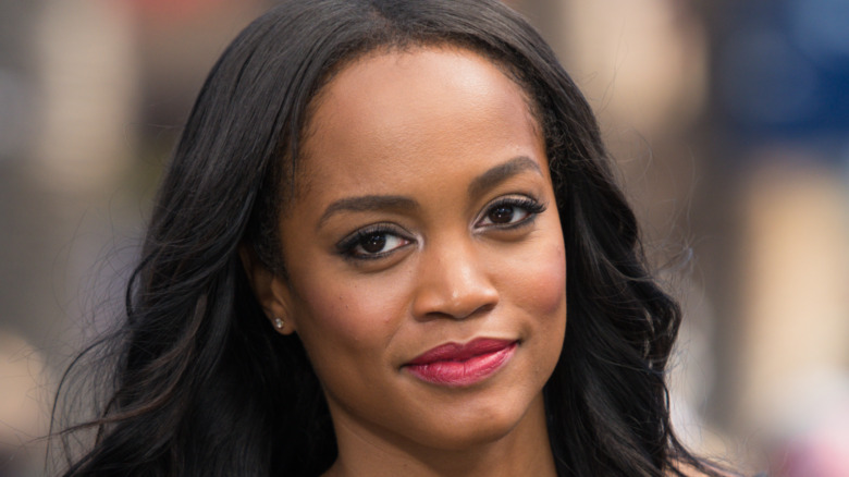 Rachel Lindsay looking serious