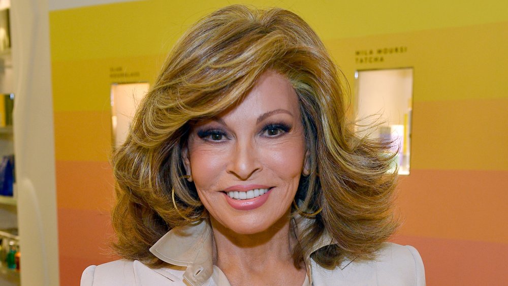 Actor Raquel Welch attends Barneys New York Celebration of the Farrah Fawcett Foundation at Barneys New York Beverly Hills