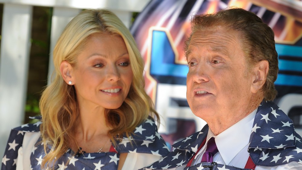 Kelly Ripa and Regis Philbin