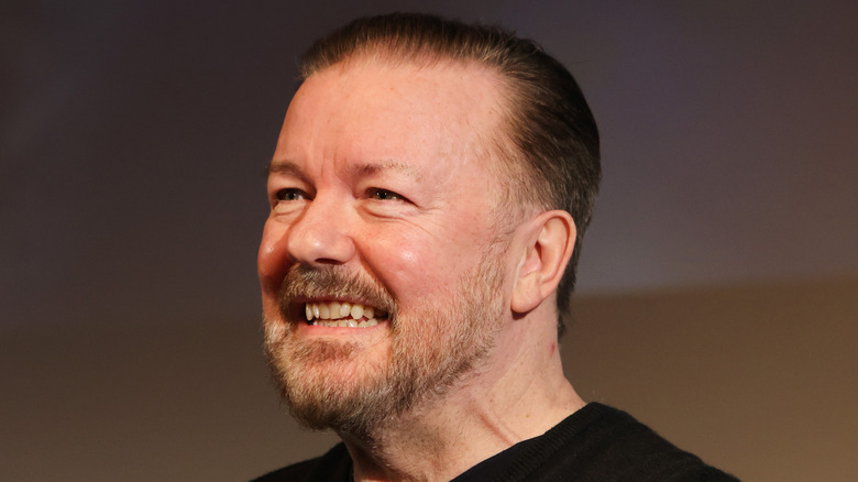 Ricky Gervais smiling