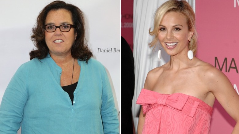 Rosie O'Donnell and Elisabeth Hasselbeck