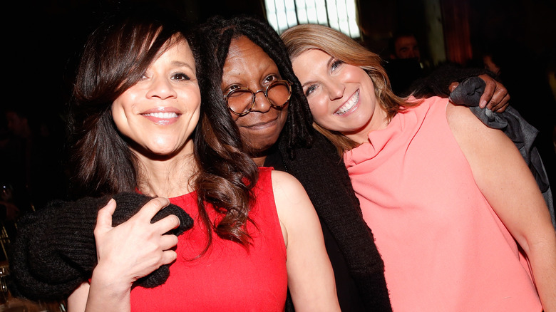 Rosie Perez with "The View" co-hosts